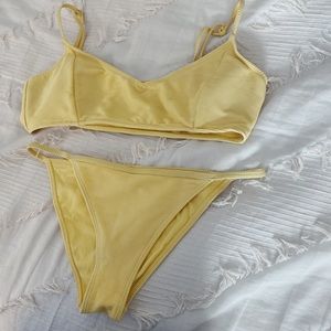 PacSun yellow bikini